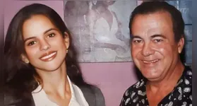 Lindomar Castilho e a filha Lili De Grammont