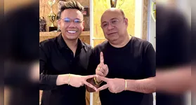 O anúncio foi feito em vídeo publicado nas redes sociais, no qual pai e filho apareceram juntos.