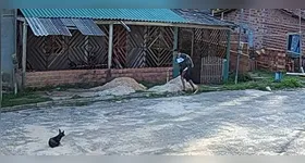 Imagem ilustrativa da notícia VÍDEO: homem ateia fogo em mulher por ciúmes em Salinópolis