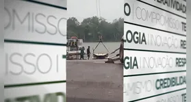 Apesar do susto, o caminhão caçamba foi retirado do rio após o acidente, e a operação no local foi normalizada.