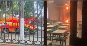 O caso foi registrado em uma das salas de aula do Colégio Marista Nossa Senhora de Nazaré, localizado na avenida Nazaré