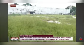 Imagem ilustrativa da notícia Praça prometida vira alvo de críticas em Ananindeua