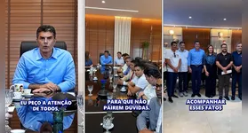 Governador Helder Barbalho junto com as lideranças do Acará