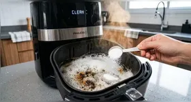 Apesar da praticidade e da proposta de preparar alimentos com pouco ou nenhum óleo, o uso constante da air fryer pode resultar no acúmulo de gordura e resíduos difíceis de remover.