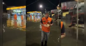 O prefeito Igor Normando acompanhou pessoalmente o trabalho das equipes após Belém registrar a maior chuva dos últimos cinco meses.