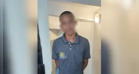 Um homem foi preso pela Polícia Militar no final da tarde desta segunda-feira (16), no bairro Liberdade