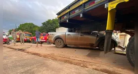 A operação de desencarceramento durou cerca de uma hora e exigiu técnica refinada da guarnição