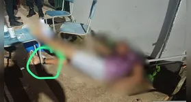 A vítima, identificada como Yure Terrão Silva, possuía diversas passagens pela polícia