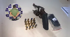 Diante da localização da arma, o suspeito confessou a autoria dos disparos