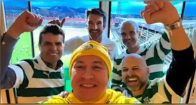 Encontro improvável no norte da Noruega: paraense recebe portugueses para ver treino do Sporting antes do duelo com o Bodo/Glimt.