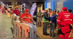 Solidariedade mobiliza ajuda após chuva em Belém.