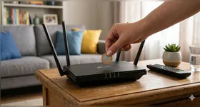 A lógica por trás do truque é simples: quem defende a prática argumenta que o metal da moeda funcionaria como uma pequena antena adicional.