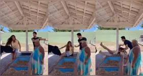 A cena foi registrada nesta sexta-feira (17) e viralizou rapidamente.