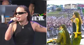 O convite para dividir o palco partiu da própria Negra Li.