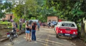 Área foi isolada para preservar a cena.