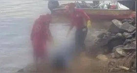 Um dos corpos encontrados na cidade