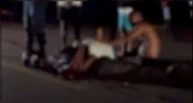 Familiares estiveram no local do acidente