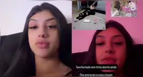 A influencer publicou uma série de vídeos em um perfil nas redes sociais.