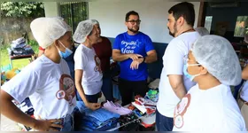 Ação da Proex realizada em 2025, em Outeiro