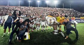 Mesmo pressionados e em desvantagem no placar, os jogadores mantiveram concentração e união