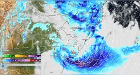 Quatro estados brasileiros podem registrar até 100 milímetros de chuva acumulada. São Paulo apresenta uma situação diferente, com volumes previstos em torno de 50 milímetros.