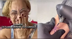 As imagens mostram cada etapa do trabalho, desde o desenho até a finalização da arte.