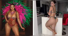 A tensão da estreia, combinada com a fantasia mínima exigida pelo desfile, levou-a a buscar uma solução que considerou eficaz no momento.