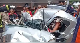 O acidente aconteceu na tarde de terça-feira (24), na BR-163, e mobilizou equipes de emergência.