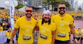 Bell  Marques com os filhos Rafa e Pipo.