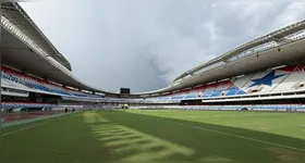 Imagem ilustrativa da notícia Remo x Mirassol: veja como está a recuperação do gramado do Mangueirão