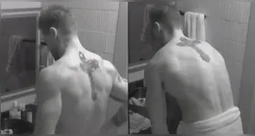 Jonas já havia feito promessa que tomaria banho pelado.