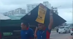 Lojista recupera a televisão furtada