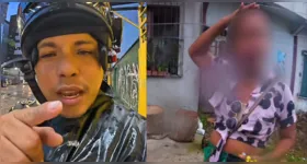 Cleiton de Souza registrou em vídeo passageira que se recusou a pagar corrida de R$ 17 em Belém; vídeo viralizou nas redes.