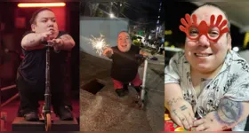 Alejo Little em uma de suas publicações nas redes sociais, onde compartilhava sua rotina e os desafios de viver com displasia esquelética.