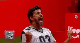 Alberto Cowboy comemora vitória na Prova do Líder e assume o posto pela quarta vez no BBB 26.