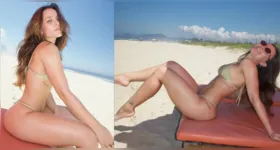 Larissa Manoela aproveita dia de sol no Rio de Janeiro e mostra novo visual, com cabelo iluminado e tatuagens em destaque