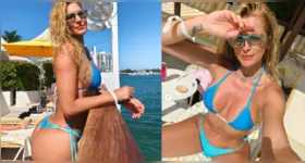Lívia Andrade posa de biquíni em Miami e impressiona seguidores com boa forma e registros de dia ensolarado.