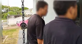 Suspeito chegou pouco depois das 15h desta quinta-feira (12) na Superintendência de Polícia Civil de Marabá