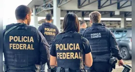 Agentes da Força Integrada cumprem mandados de busca e apreensão durante a Operação Custos Legis, em Belém.