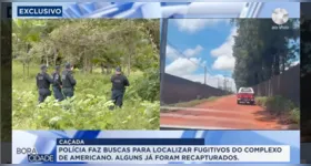Imagem ilustrativa da notícia PM intensifica buscas por dez foragidos do Complexo de Americano