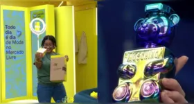 A embalagem em formato de urso, marca registrada da linha Toy da Moschino, foi o fator decisivo para Milena.