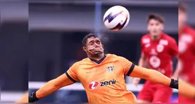 O goleiro Gabriel Silva sofreu uma espécie de deformação no rosto no momento em que fazia a finalização da defesa do Ferroviário.