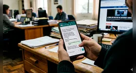 Mensagens fraudulentas no WhatsApp simulam perfis profissionais para induzir vítimas a realizarem transferências bancárias.