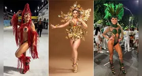 Rainhas ousam na Sapucaí com looks de predarias e referências.