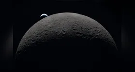 A Terra vista da Lua impressionou pela beleza.