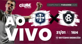 São Francisco x Clube do Remo, direto de Belterra, você acompanha lance a lance no Tem Jogo no DOL, com a emoção da Rádio Clube do Pará.