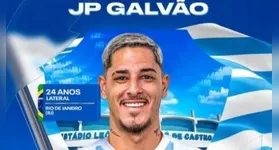 Paysandu anuncia a contratação do lateral-direito JP Galvão para a temporada 2026