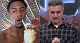 Durante o momento de descontração, o jovem abordou Benício e fez uma espécie de 'cobrança' ao filho do apresentador e a web não perdoou.