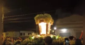 Milhares de fiéis estiveram na trasladação