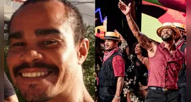 A vítima (à esquerda) e seu irmão que integra banda de Alexandre Pires